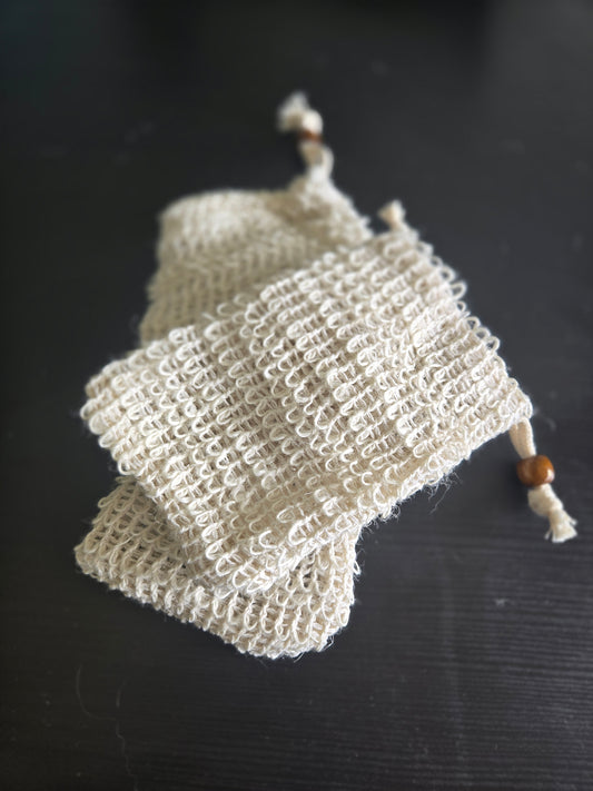 Cotten & Linen Blend Soap Bag