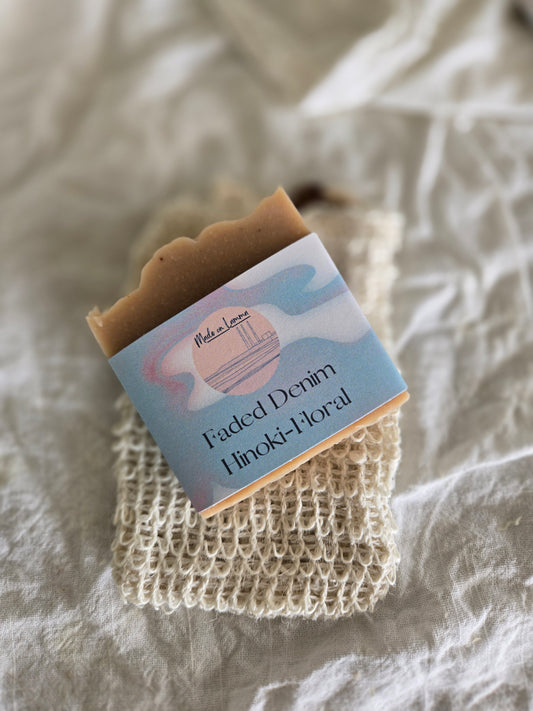 Faded Denim Hinoki-Floral