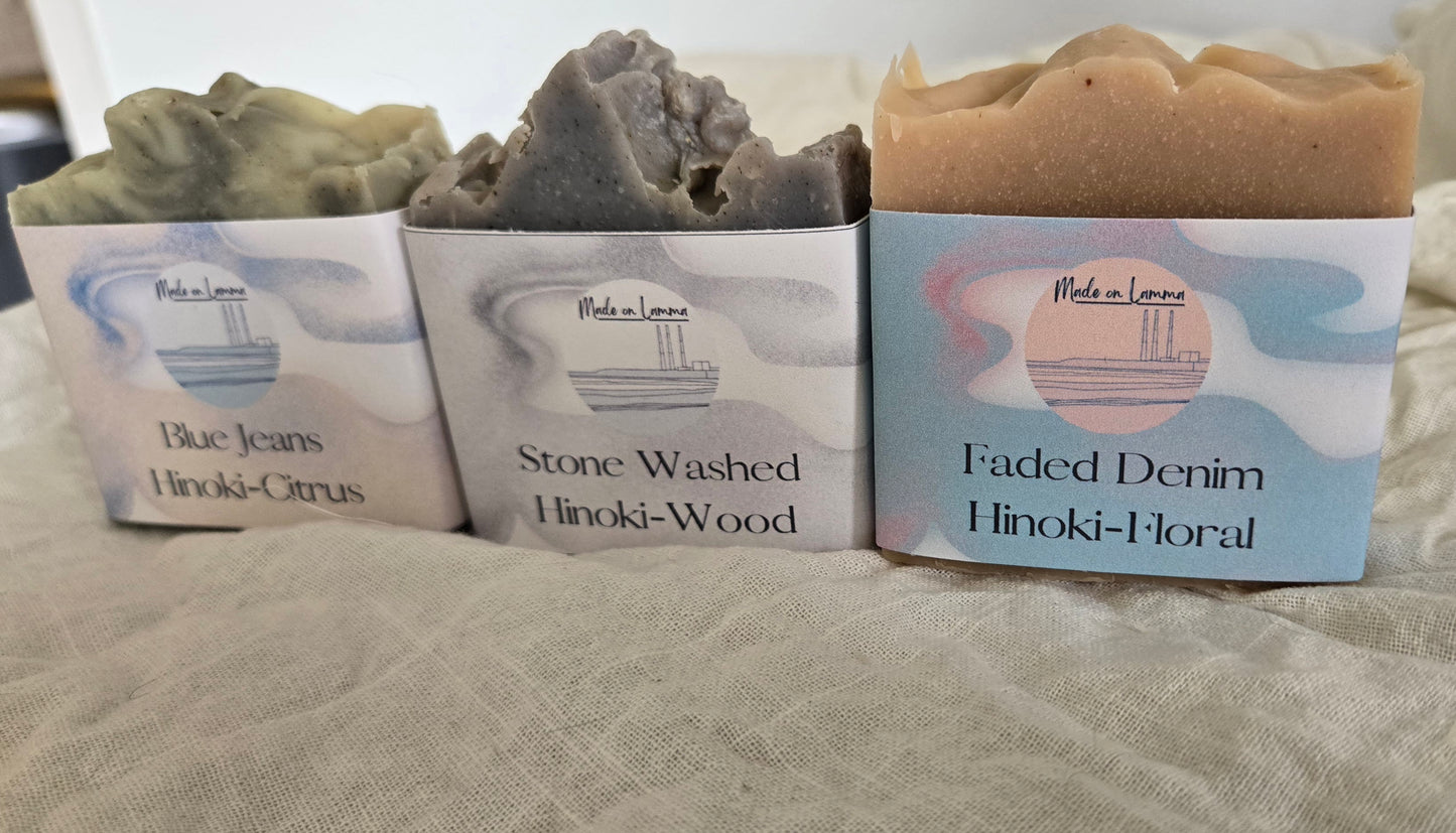 Hinoki Set with Soap Saver